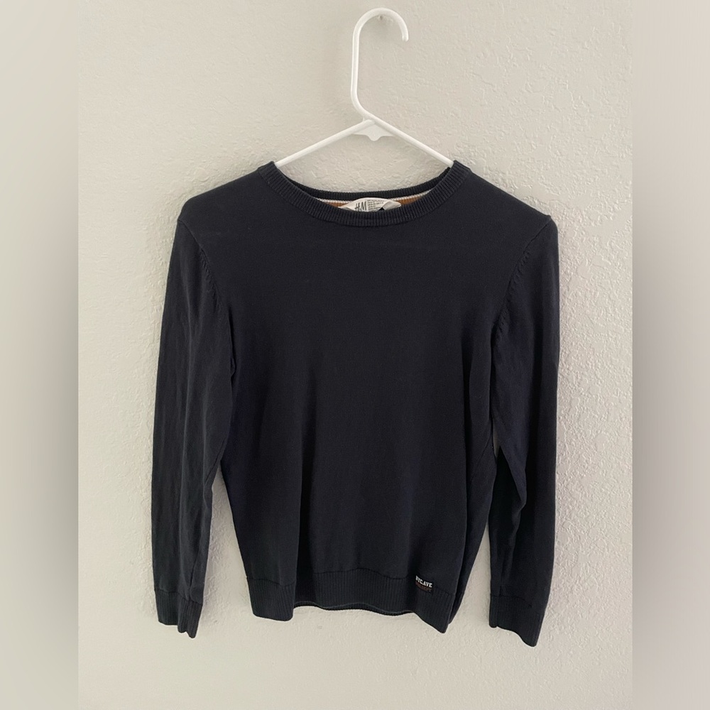 H&M light navy sweatshirt for boy size 10-12 years old